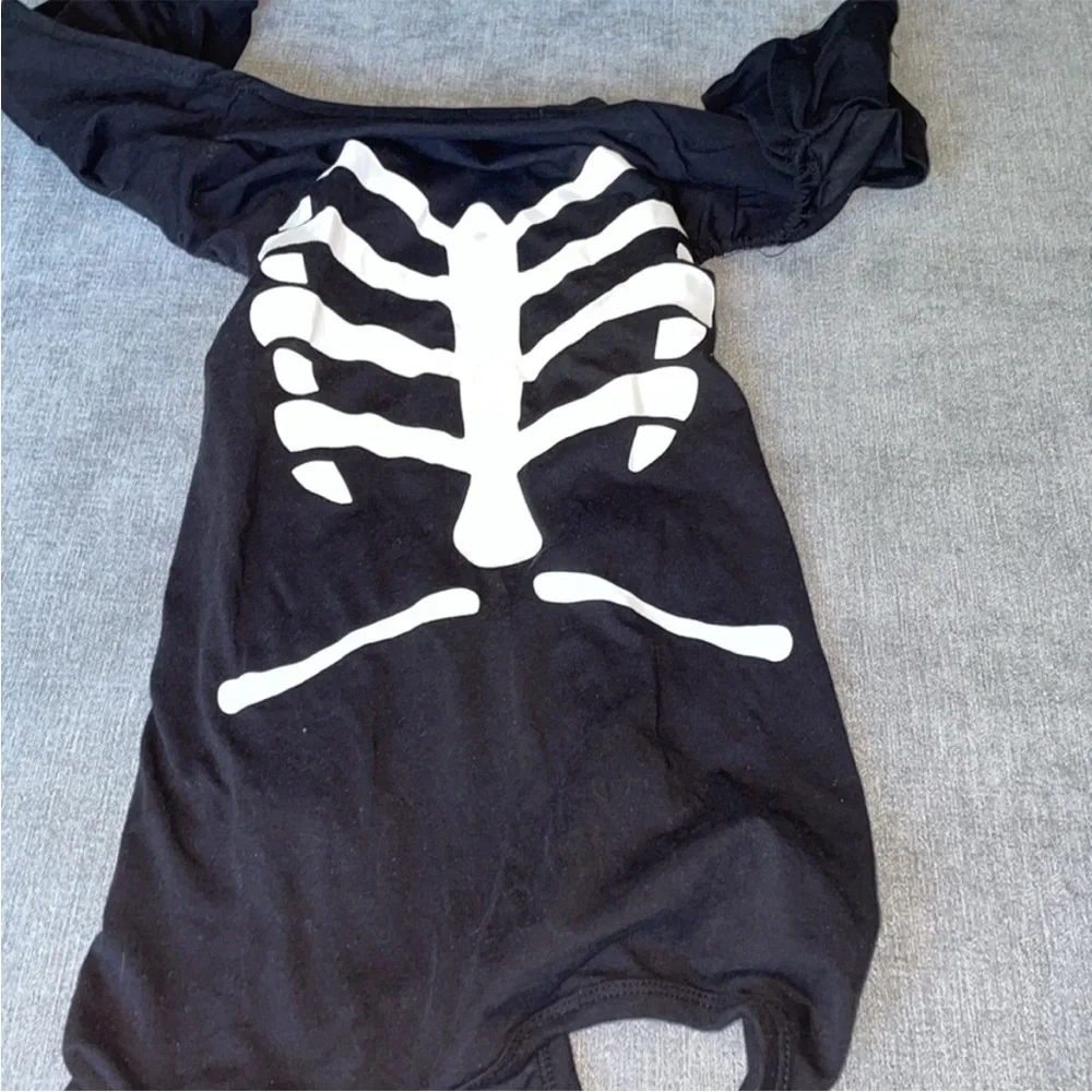 Hyde & EEK! Boutique Halloween Skeleton Matching Family Dog and Cat Pajama-Large